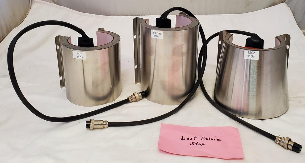 Lot of 3 Sublimation Mug Heating Element for Mug Heat Press