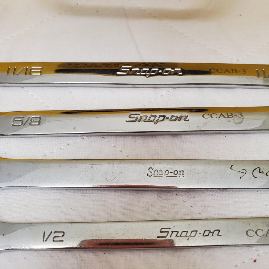 Lot of 4 Snap-on 12-Point combination Wrenches LOT-345