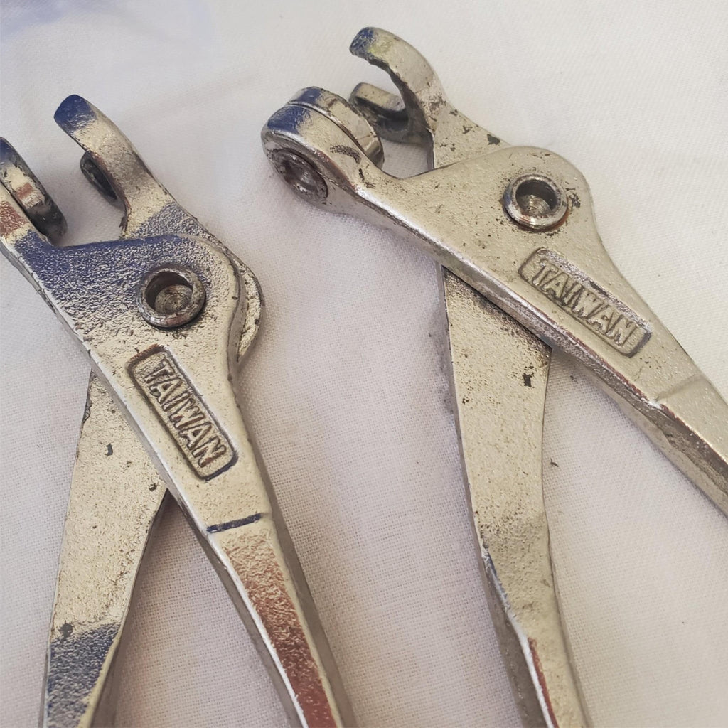 Lot of 4 Pliers Aviation Tool Sheet Metal Aircraft Fastener LOT-64