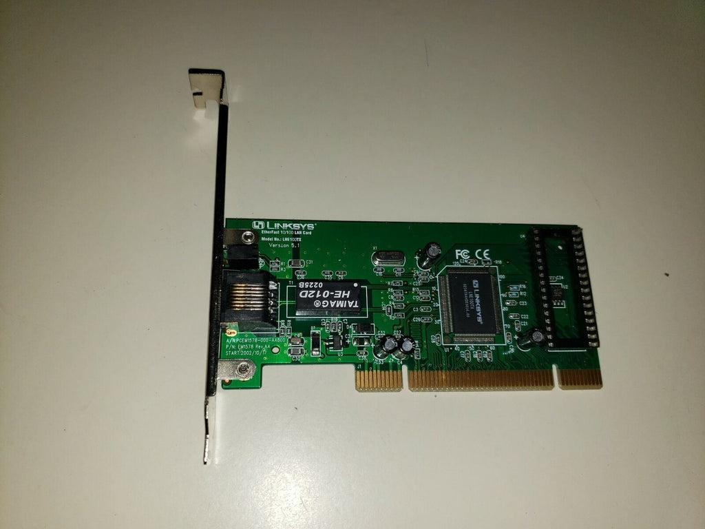 Linksys Instant EtherFast Series 10/100 Mbps PCI LAN Card LNE100TX Plug 'N Play