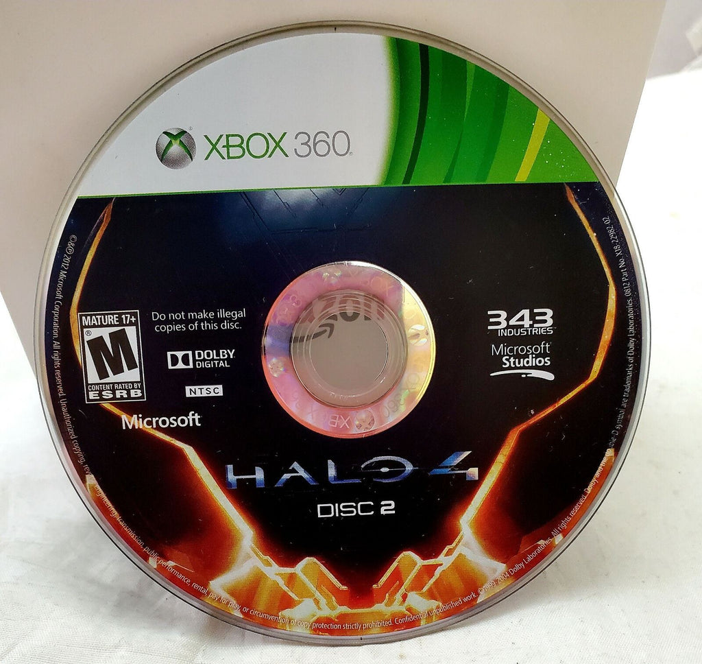 Halo 4 Disc 2 343 Industries Microsoft Xbox 360 Video Game Disc Only