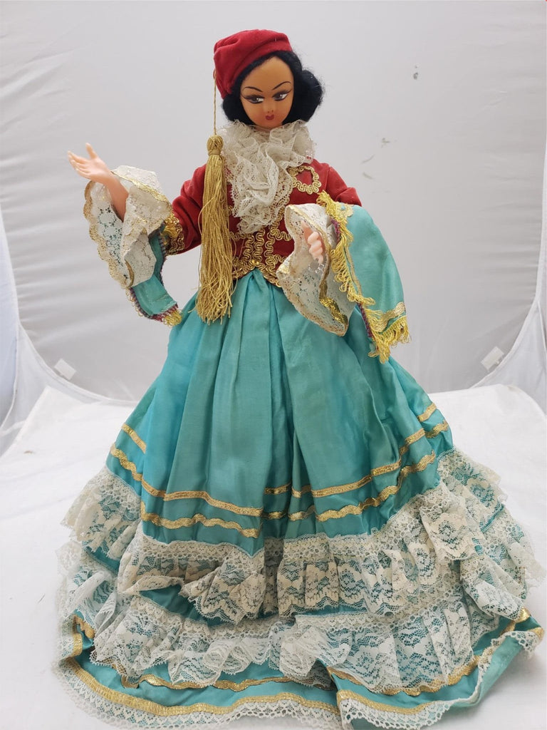 Vintage The Ashton-Drake Galleries Silk Cloth Porcelain Greek Doll