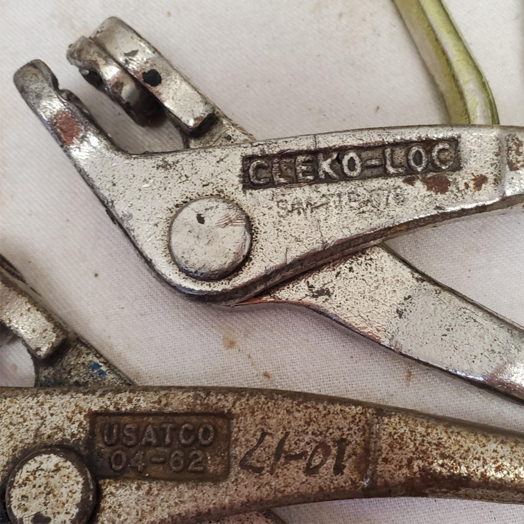 Lot of 5 Cleko-Loc Usatco 04-62 Aircraft Aviation Pliers LOT-944