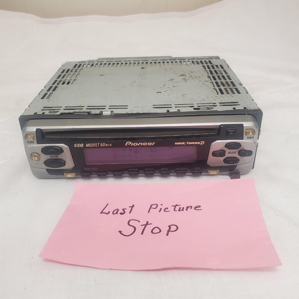 Pioneer DEH-1500 Car Stereo CD Player Receiver