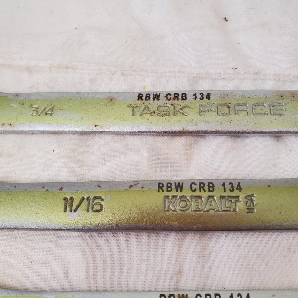 Lot of 9pcs 12 Point SAE Combination Wrench Set - LOT 469