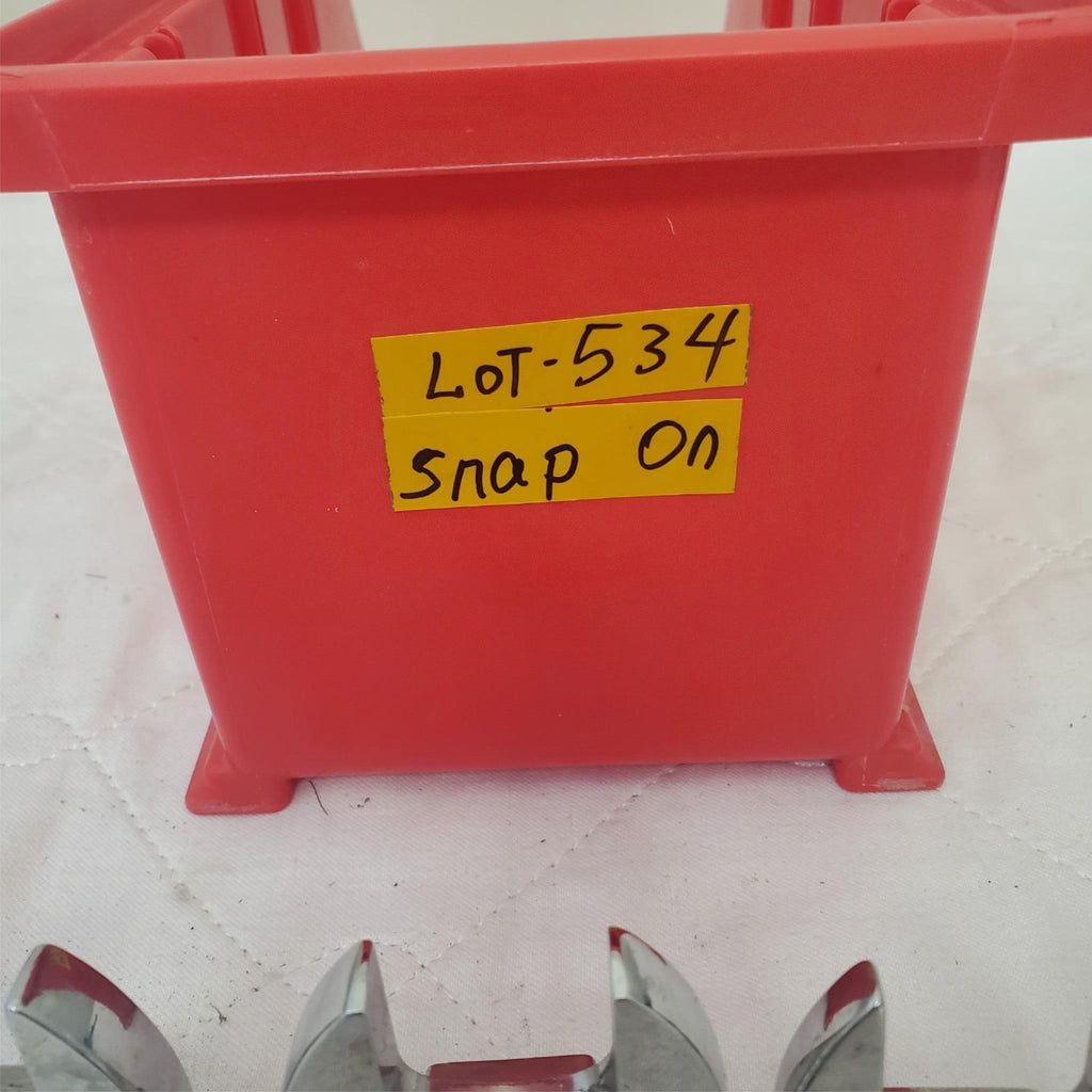 Lot of 6 Assorted Snap-On Drive SAE Open-End Crowfoot Wrench LOT 534