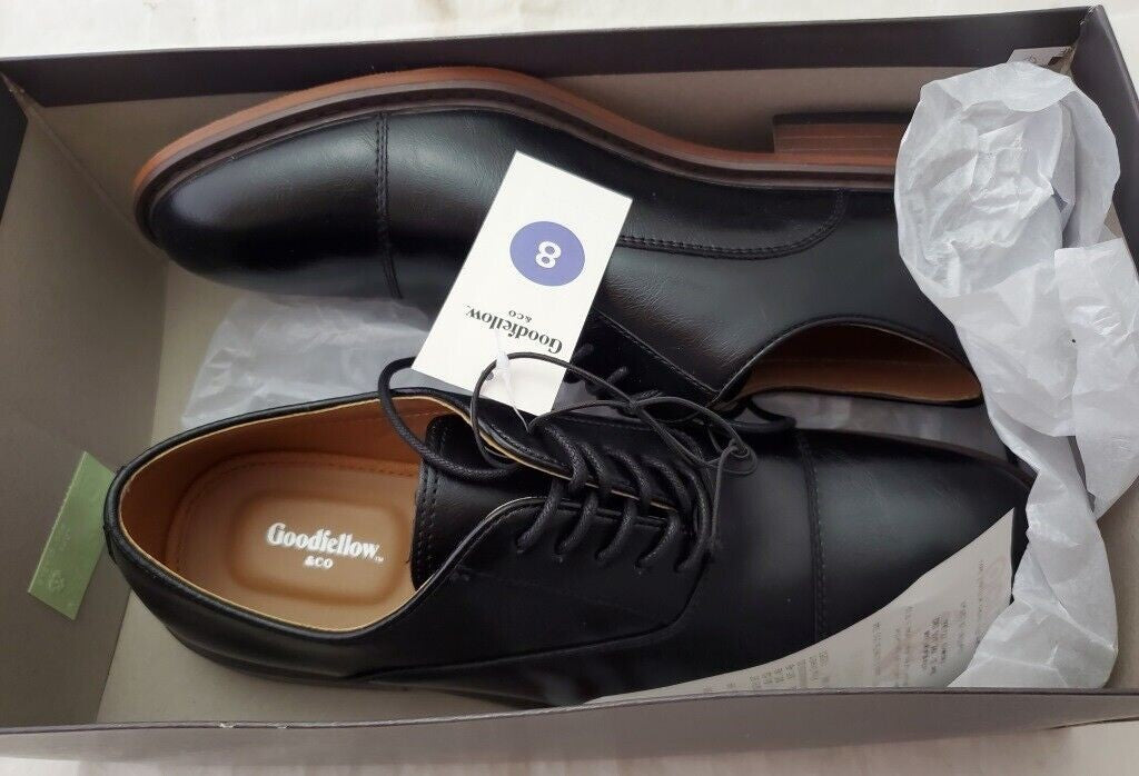 Men's Joseph Oxford Dress Shoes - Goodfellow & Co Black Size 8