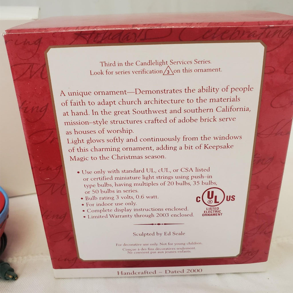 Hallmark Keepsake Ornaments Adobe Church Magic Collectors Series 3