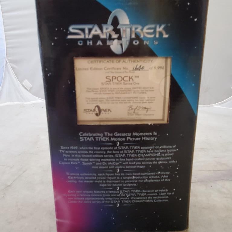 Star Trek Champions Fine Pewter Figure: Spock from "Star Trek" Motion Picture