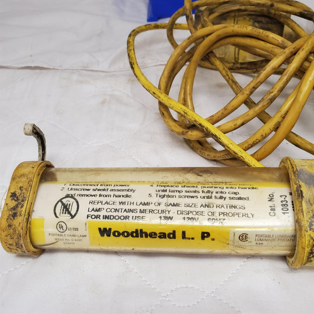 Woodhead Fluorescent 13W 120V Portable Handheld Work Light LOT-303