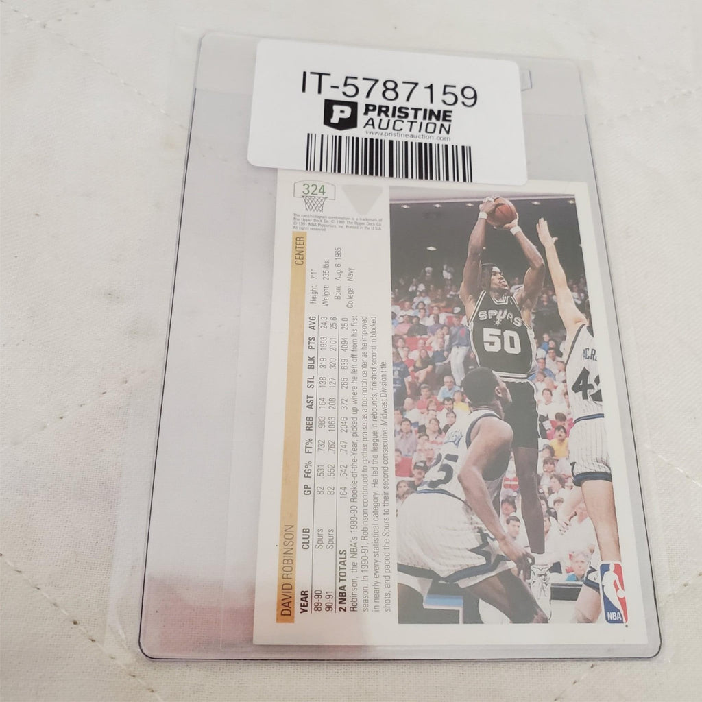 1991 David Robinson Spurs #324 Upper Deck Basketball Card
