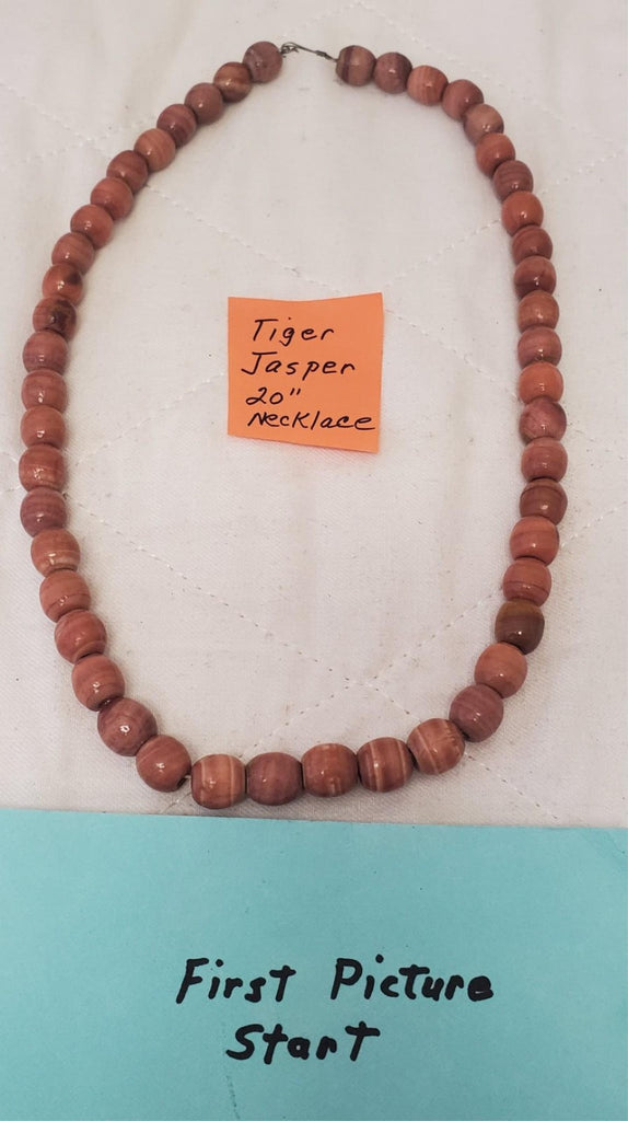 20" Tiger Jasper Necklace