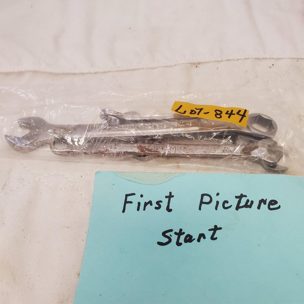 Lot of 5 Craftsman Open & Box End Wrenches Set LOT-844