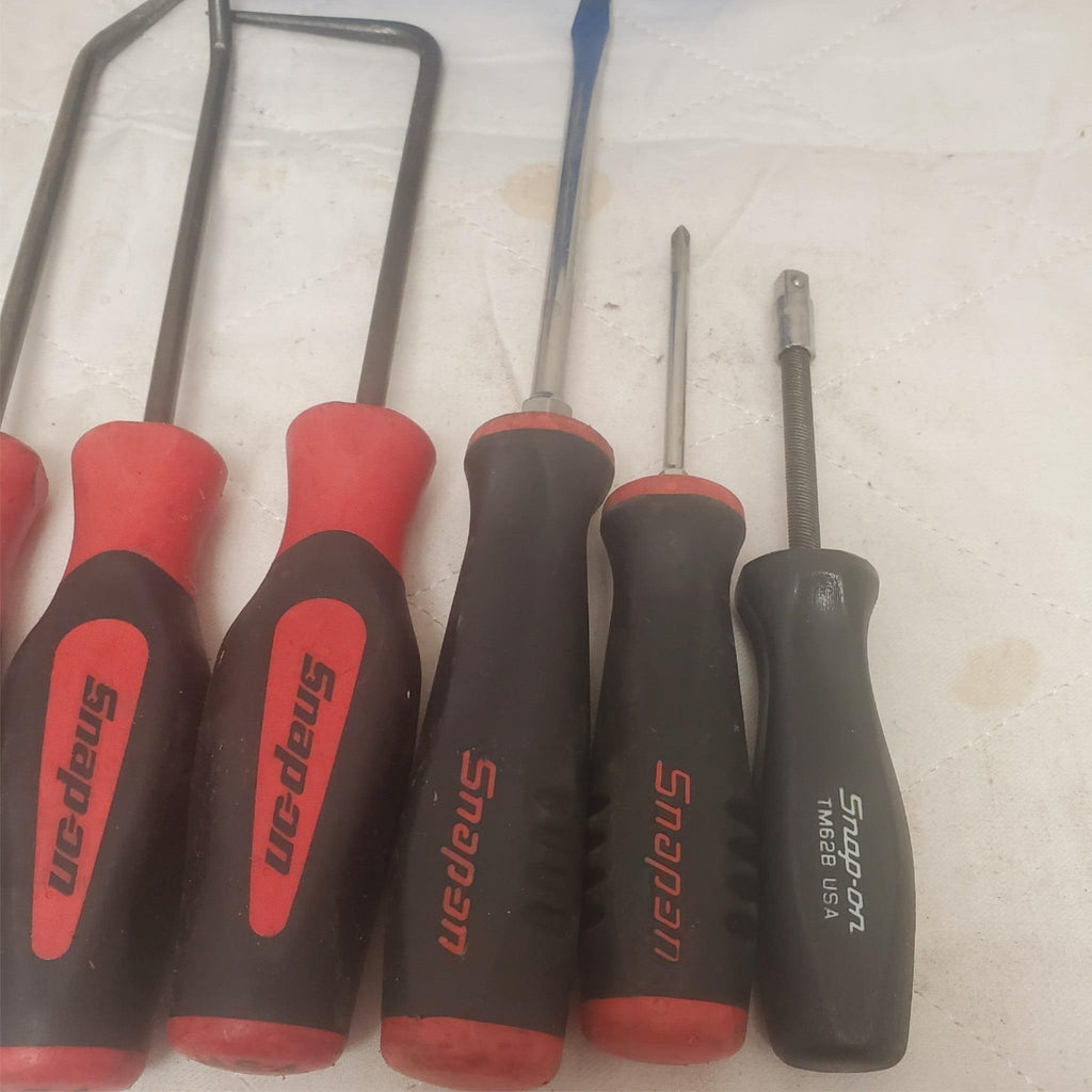 Lot of 6 Snap-on Screwdriver and Ring Seal Gasket Puller Remover AB-15
