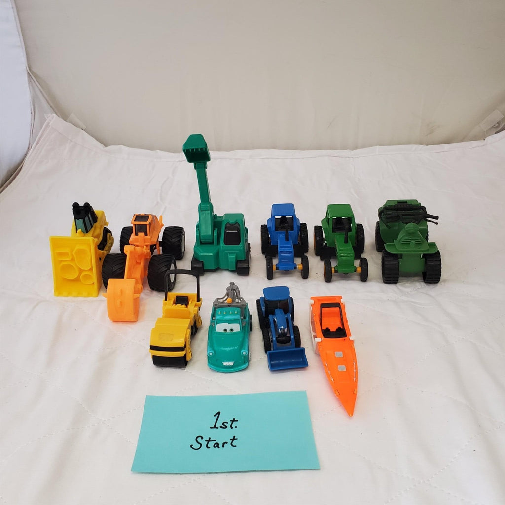 Lot of Assorted Monster Jam Dugg Dirt Squad Monster Truck Toys