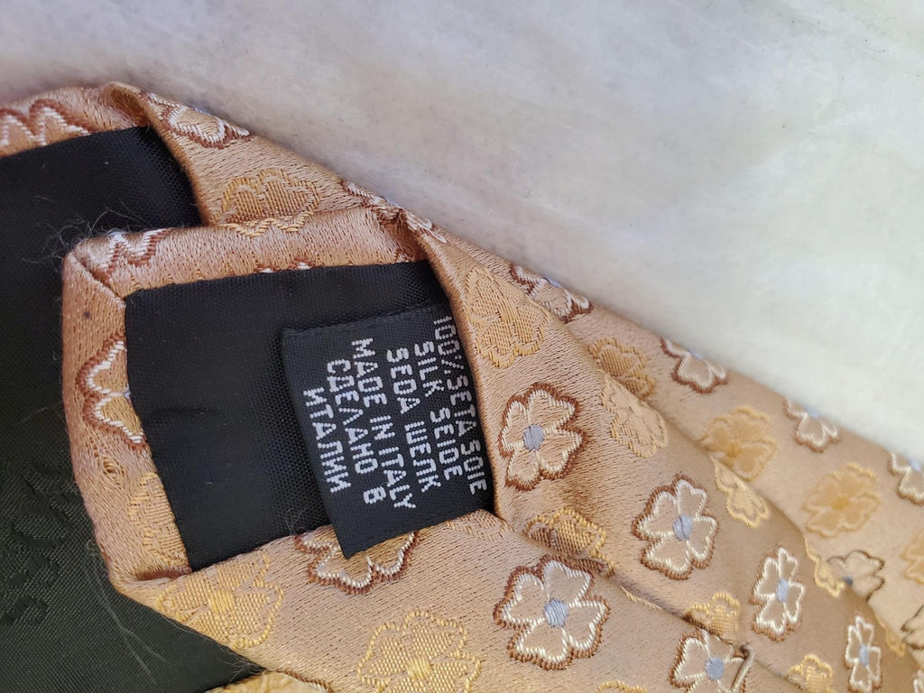 BOSS HUGO BOSS Mens Tie 100% Silk Italy