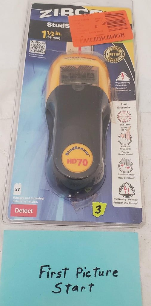 Zircon StudSensor HD70 Stud Finder #3