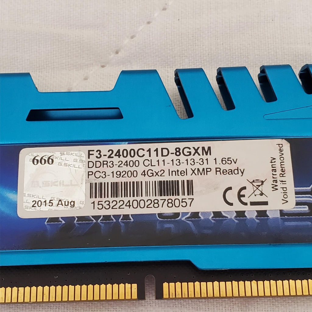 G.SKILL Ripjaws X Series F3-2400C11D-8GXM Desktop Memory
