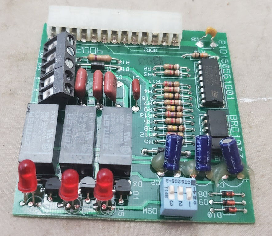 Used Trane Zettler Zone/Bypass Control Card Zzcardal010 21D150561G01 1150561 REV