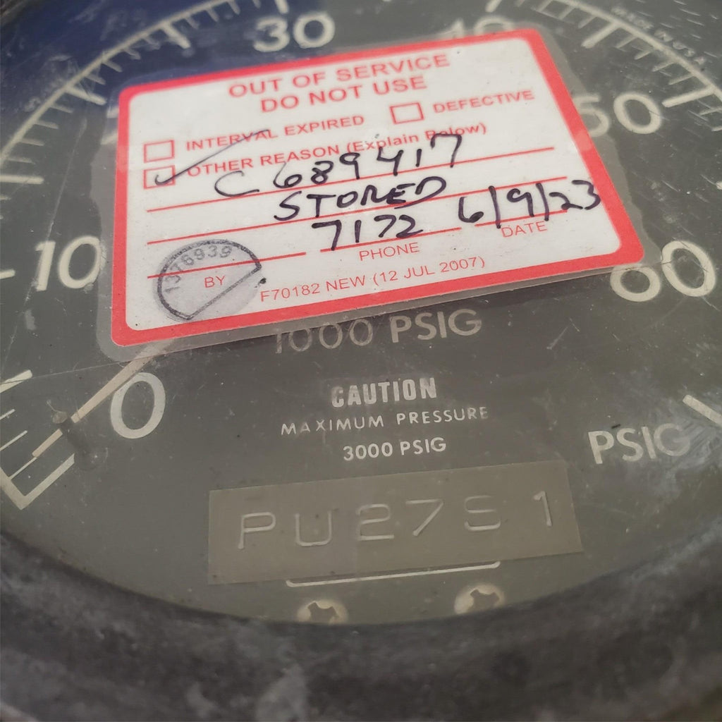 Lot of 3 Locamotive Lub Oil Pressure Gauges LOT 511