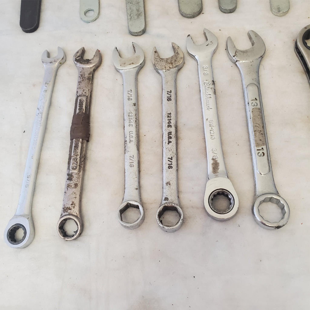Lot of 20 Various Brand Assorted Size Wrenches Hand Tools LOT 359
