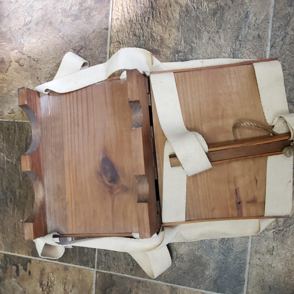 Vintage Rustic Ceiling Hanging Wine Bottle Glass Wood Rack Floating Plant Shelf