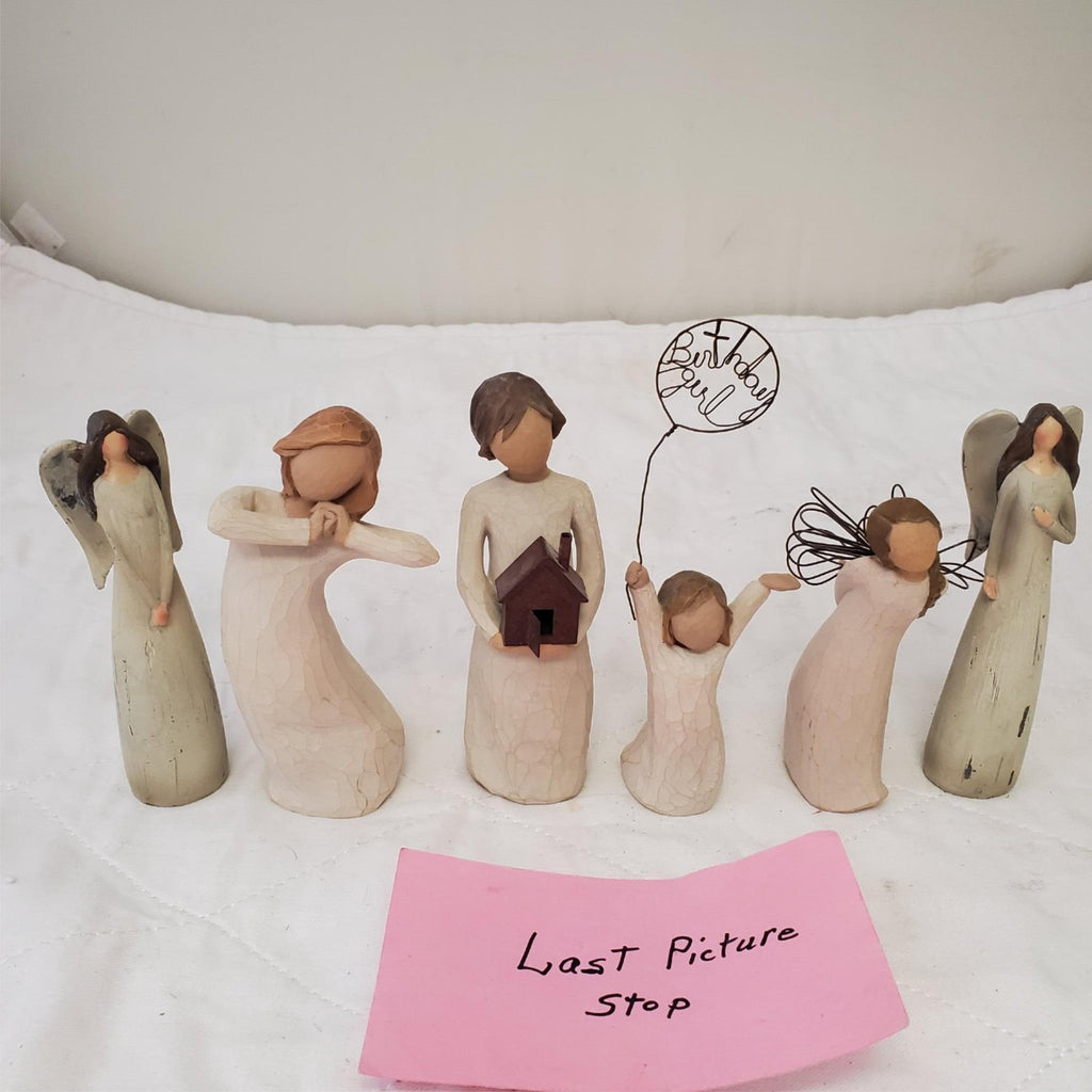 Collection of Assorted Demdaco Willow Tree Sculpted Hand-Painted figurines