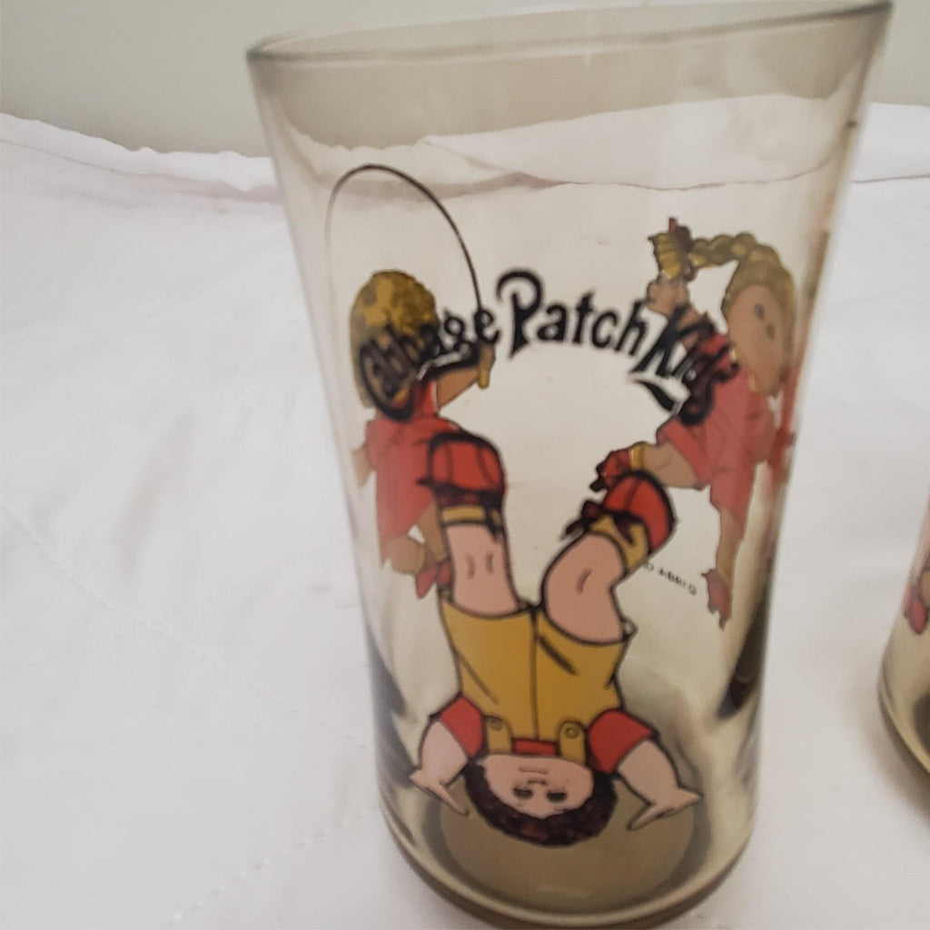 Set of 2 Cabbage Patch Kids Child's Beverage Glasses