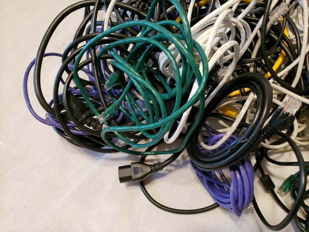 Huge lot of USB, Power Cord, Network Wire, Computer Wire Lot
