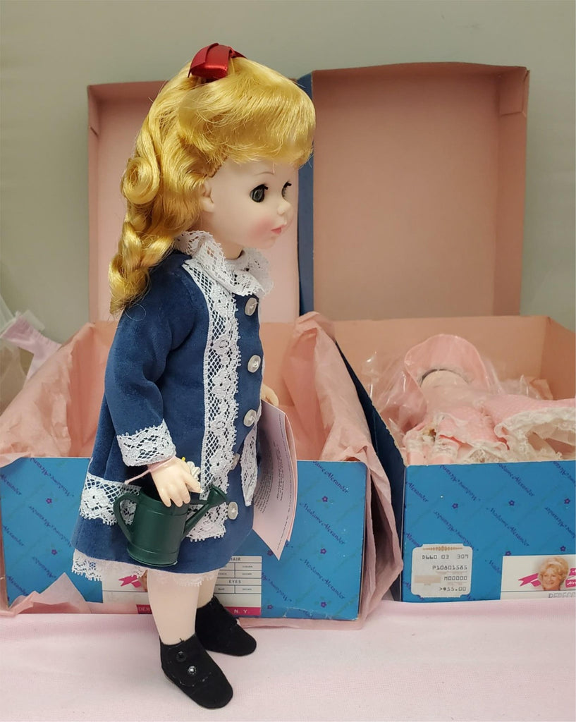 Madame Alexander #1585 Rebecca #1577 Renoir Dolls Set with Box