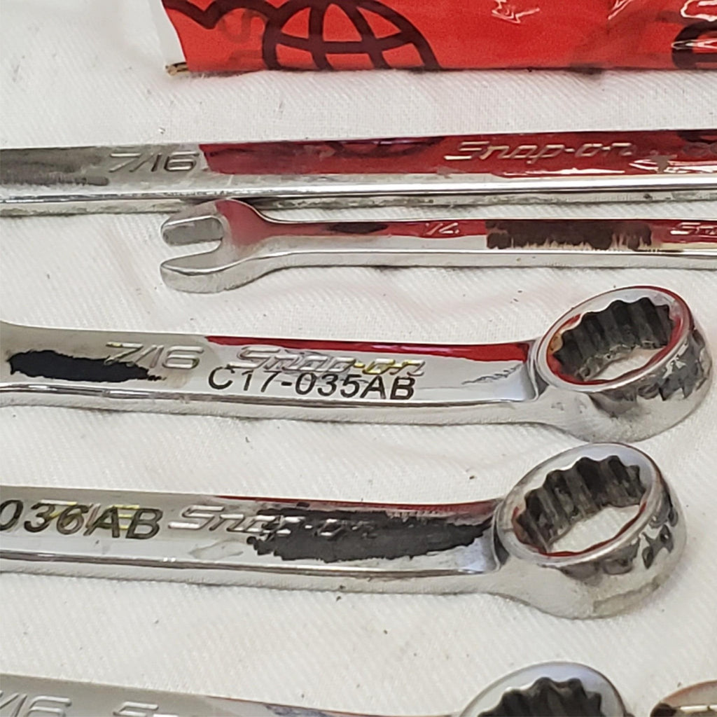 Lot of 34 Assorted Snap on Combination Wrench Set LOT-1036