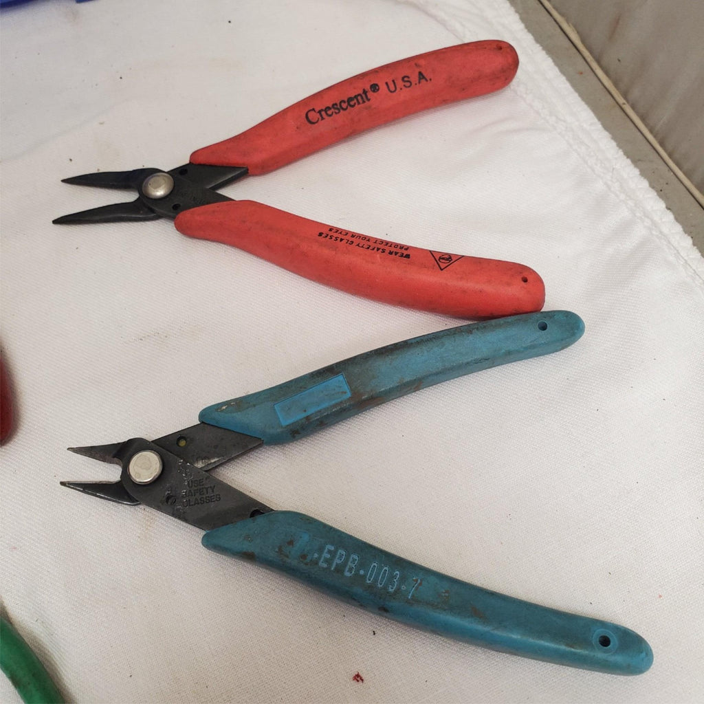 Lot of 5 Angled Wire Cutting Pliers LOT-717