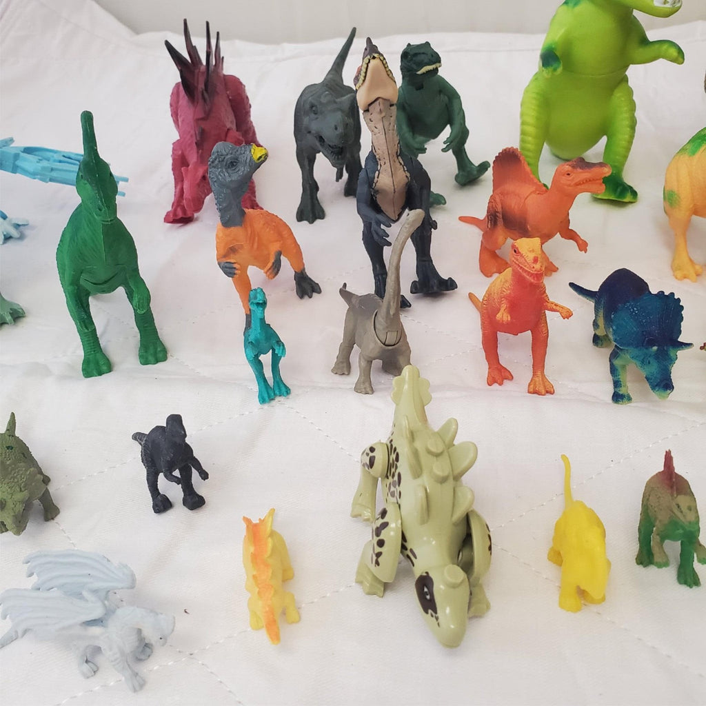Lot of Assorted Small & Mini Dinosaurs Toys Various Species
