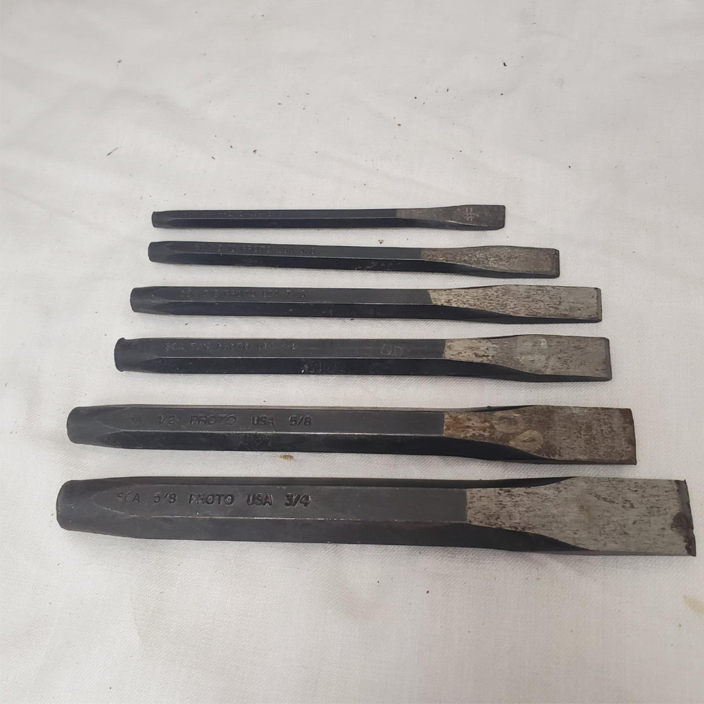 Stanley Proto Cold Chisel Set with Flat File LOT-222