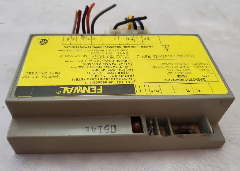 Fenwal 35-663903-111 Automatic Ignition Control Module 24 VAC