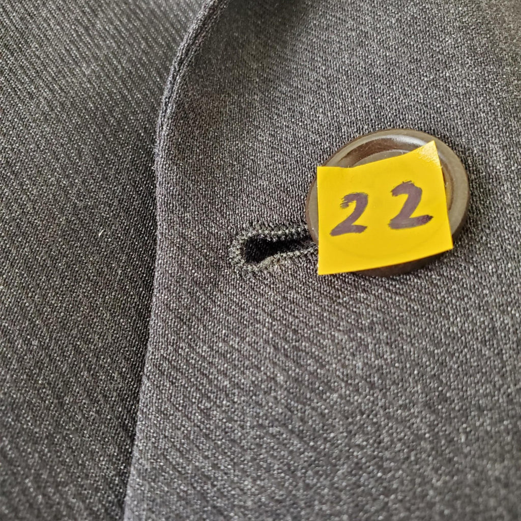 HUGO BOSS Charcoal Black Blazer Suit Jacket Sport Coat Large