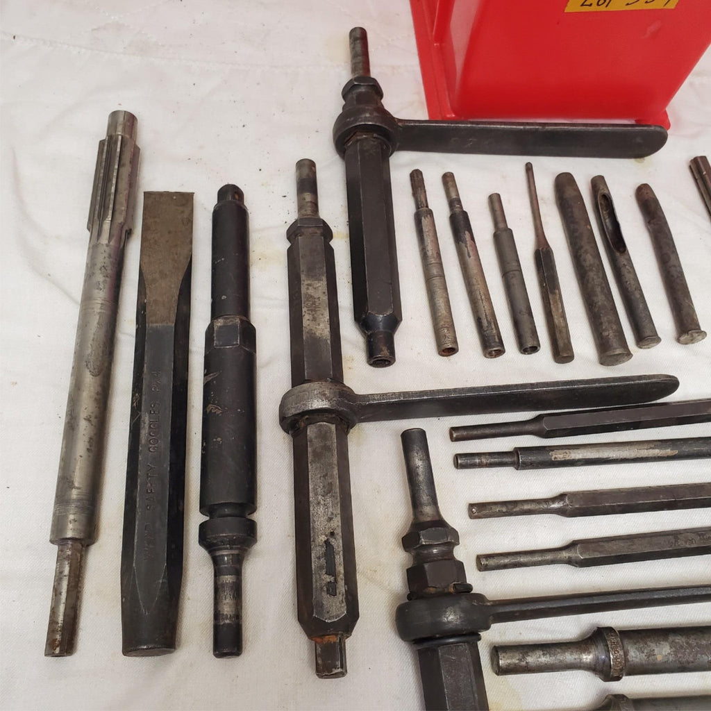 Assorted Chisel Punch and Drill Drift Tools LOT-534