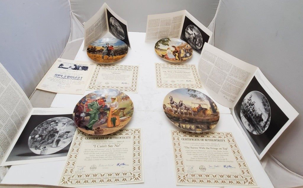 Knowles Collectors Plate Oh What a Beautiful Morning, I Can't Say No and More