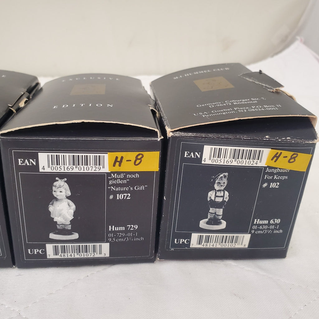 Lot of 4 Various Vintage Goebel MI Hummell Club Figurines H-8