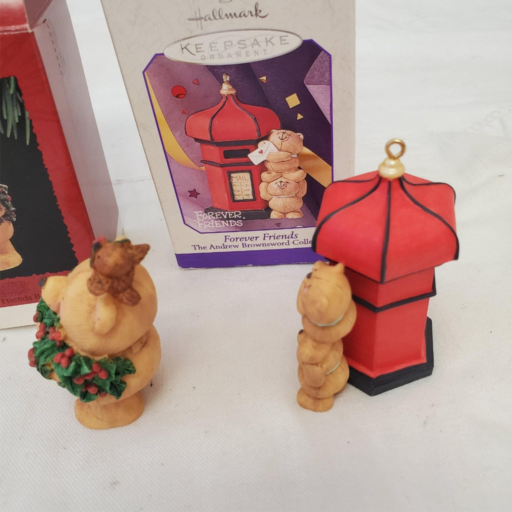 Hallmark Keepsake Ornament Forever Friend's Bear & Forever Friend's Collection