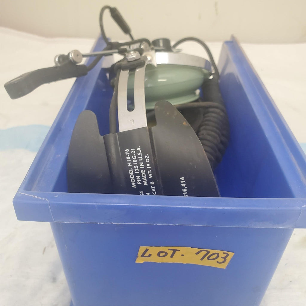 David Clark H10-76 Pilot Military Headset Made in Usa LOT-703