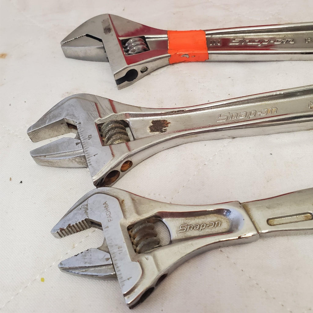 Lot of Assorted Various Snap-on Adjustable Wrench LOT 545