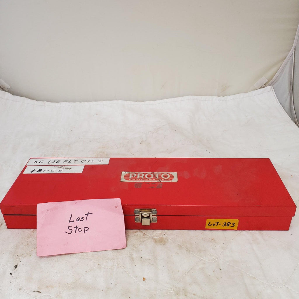 Proto Tools Set of 18 Fractional Drive Socket Set Stanley Tools LOT 383