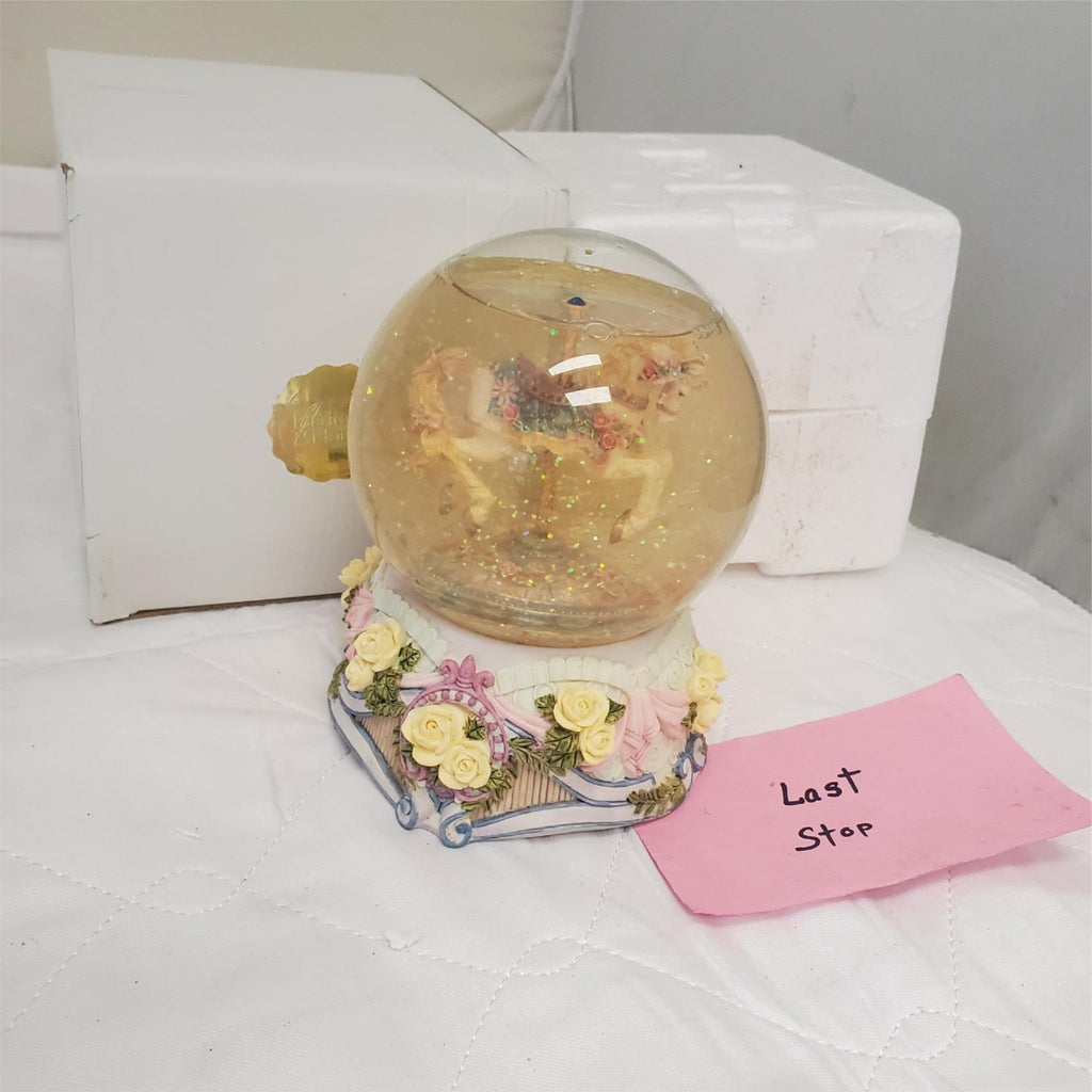 Heritage House Inc Anniversary Waltz Globe Music Box
