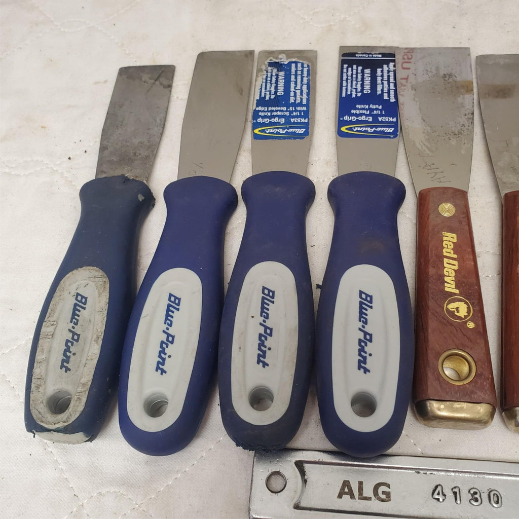 Lot of 13 Putty Knife Knives Gasket Scraper & Skin Wedge LOT-928