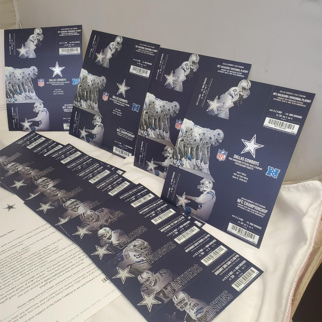 Dallas Cowboys 2015 Season Tickets Collection