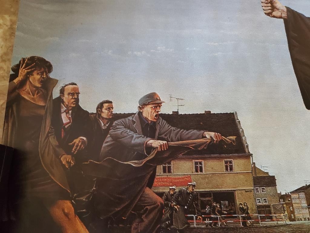 Matthias Koeppel Die Selbstverbrennung des Oskar Brusewitz Art Poster