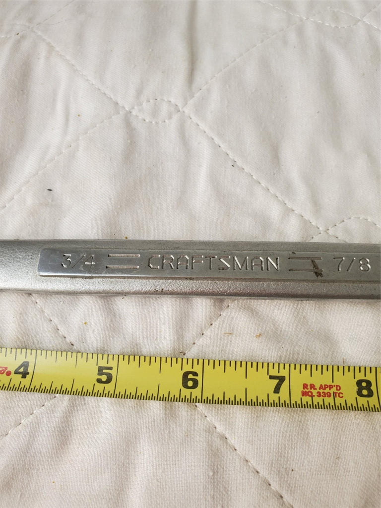 CRAFTSMAN 3/4 - 7/8 V43928 Double-Ended Ring Wrench Tool LOT 298