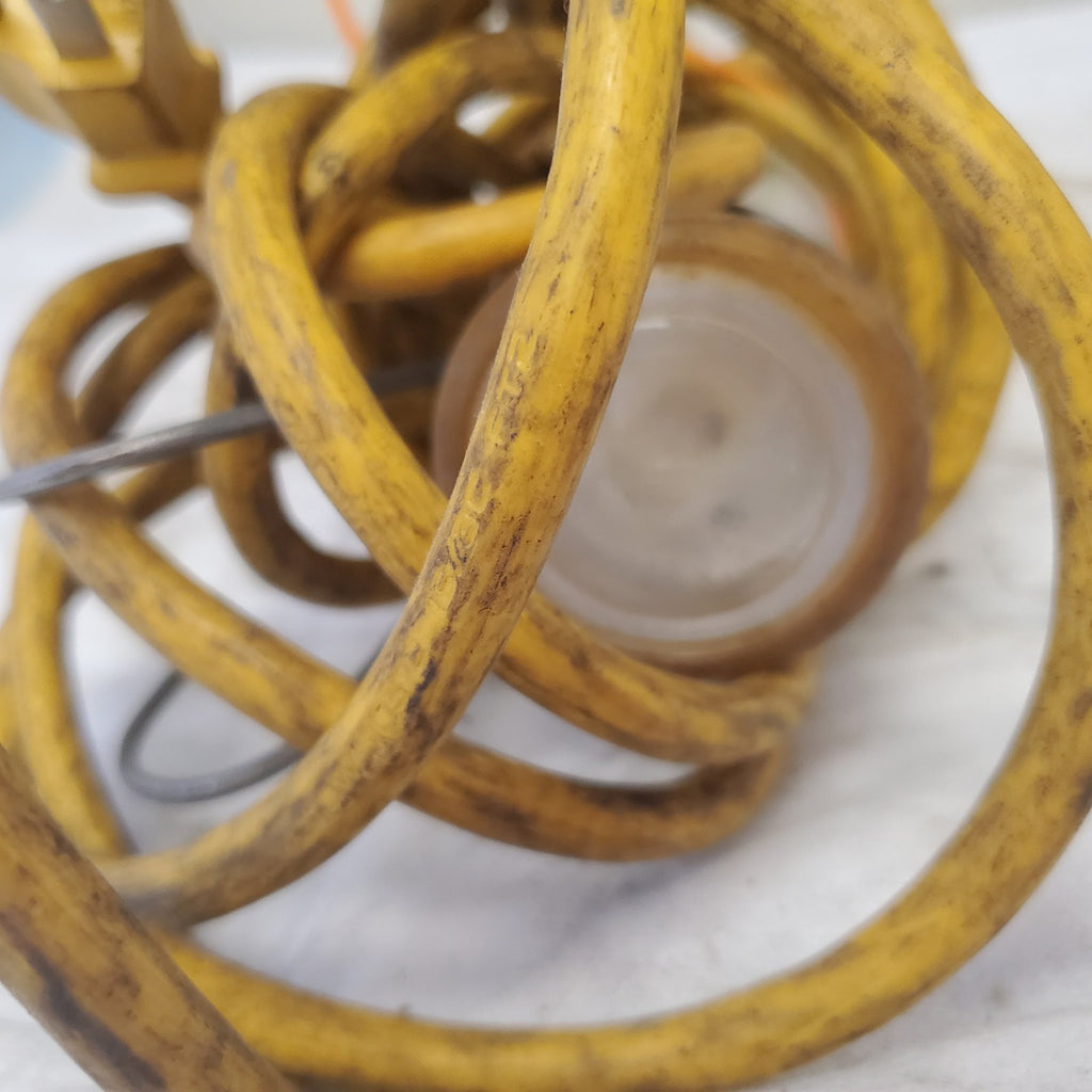 Vintage General Manufacturing Fluorescent Hand Lamp Fluorescent Light - Yellow