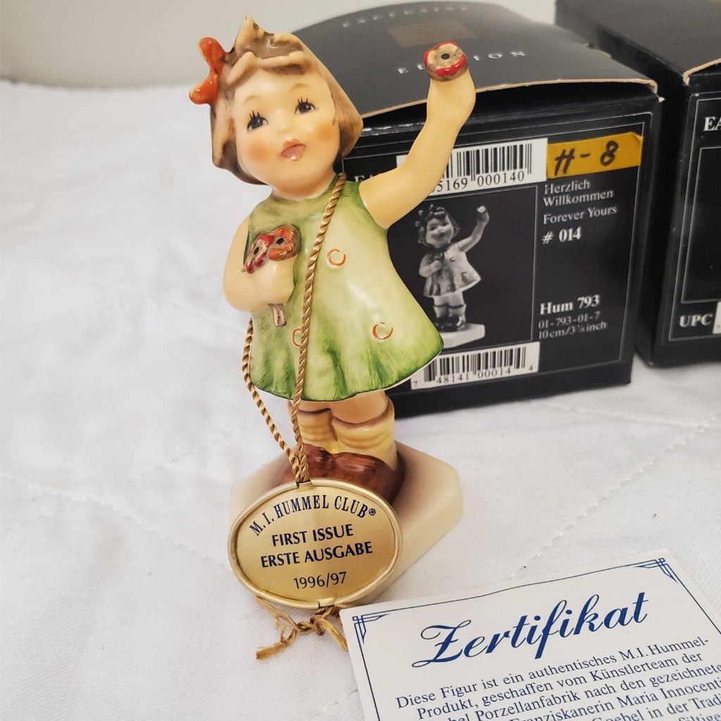 Lot of 4 Various Vintage Goebel MI Hummell Club Figurines H-8